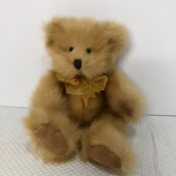 RUSS Berrie "Pennington" Caramel Plush Stuffed Teddy Bear - Picture 2 of 7